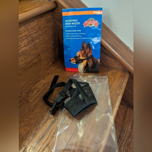 New ADJUSTABLE MESH MUZZLE GRREAT CHOICE size M 24-48 Lb - Picture 2 of 10
